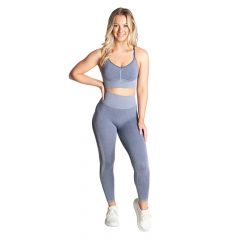 BETTER BODIES - CURVE SCRUNCH BRA -  BLUE MELANGE - SPORTMELLTARTÓ - KÉK