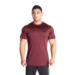 BETTER BODIES - ESSEX STRPIE TEE - MAROON MELANGE - FÉRFI PÓLÓ - BARNA