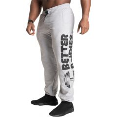 BETTER BODIES - STANTON SWEATPANTS - LIGHT GREY MELANGE - FÉRFI MELEGÍTŐNADRÁG - VILÁGOS SZÜRKE