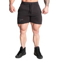 BETTER BODIES - OLD SCHOOL SWEATSHORTS- ACID WASHED BLACK - FÉRFI RÖVIDNADRÁG - FEKETE