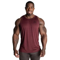 BETTER BODIES - ESSEX STRIPE TANK - MAROON MELANGE - FÉRFI TRIKÓ - BORDÓ