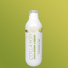 COLLANGO - COLLAGEN LIQUID 10.000 MG + HYALURONIC ACID - NAGYDÓZISÚ FOLYÉKONY KOLLAGÉN FORMULA HIALURONSAVVAL, C-VITAMINNAL ÉS B-VITAMINOKKAL - 500 ML, BODZA-LIME