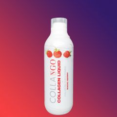 COLLANGO - COLLAGEN LIQUID 10.000 MG + HYALURONIC ACID - NAGYDÓZISÚ FOLYÉKONY KOLLAGÉN FORMULA HIALURONSAVVAL, C-VITAMINNAL ÉS B-VITAMINOKKAL - 500 ML, ERDEI SZAMÓCA
