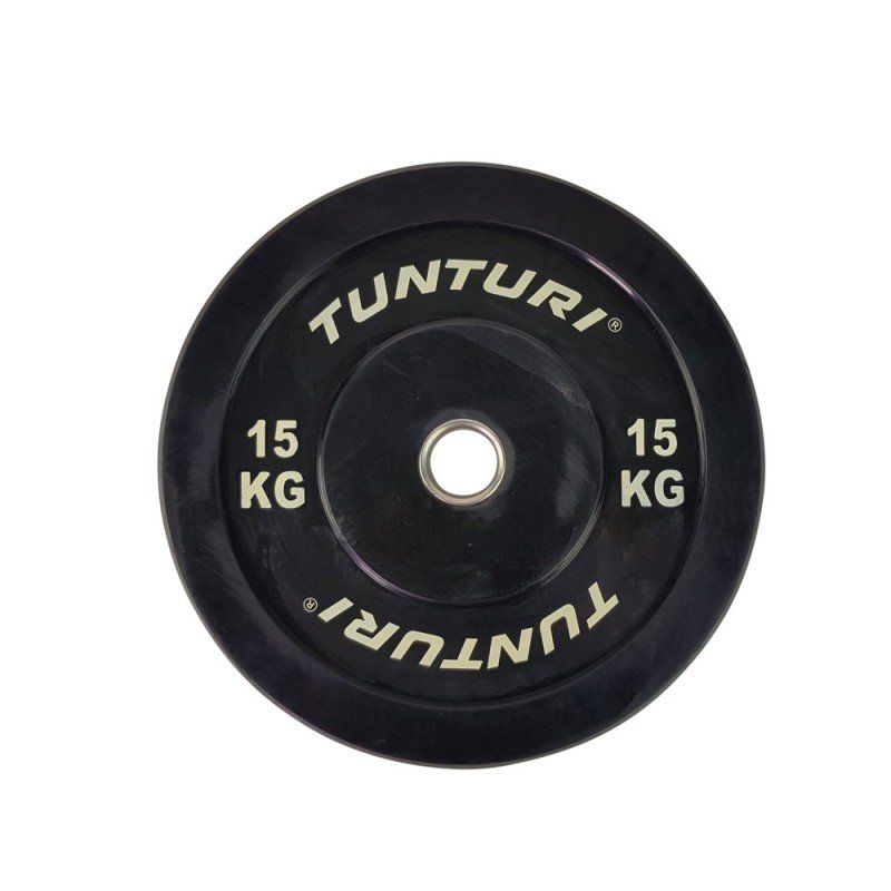 TUNTURI - BUMPER PLATE - 50 MM-ES SÚLYTÁRCSA - 15 KG