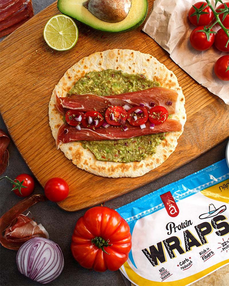 NANOSUPPS - PROTEIN WRAP -EMELT FEHÉRJE TARTALMÚ TORTILLA - 240 G