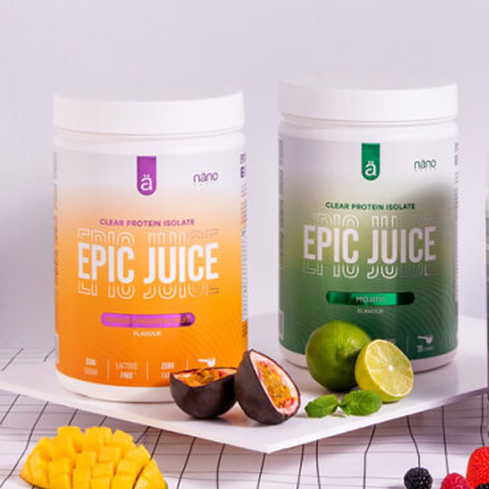 NANOSUPPS - EPIC JUICE - MAGAS TISZTASÁGÚ FEHÉRJE IZOLÁTUM - 2 X 875 G