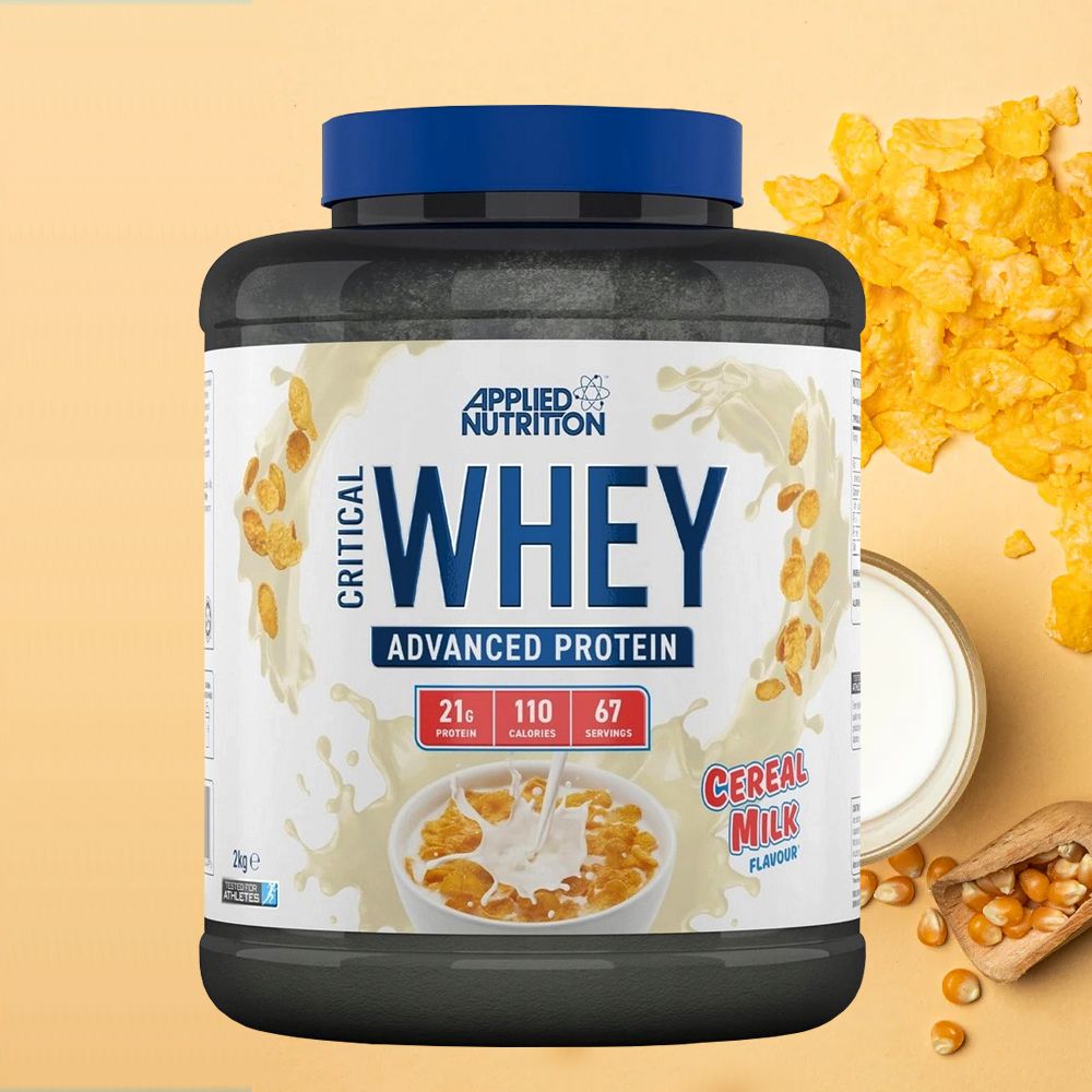 APPLIED NUTRITION - CRITICAL WHEY - ADVANCED PROTEIN POWDER - 2000 G - CEREAL MILK