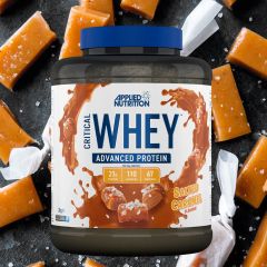 APPLIED NUTRITION - CRITICAL WHEY - ADVANCED PROTEIN POWDER - 2000 G - SALTED CARAMEL
