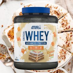 APPLIED NUTRITION - CRITICAL WHEY - ADVANCED PROTEIN POWDER - 2000 G - CARROT CAKE