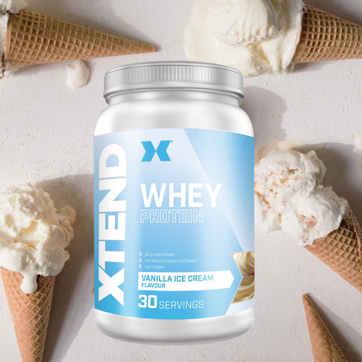 SCIVATION - XTEND WHEY PROTEIN - 900 G - VANILLA ICE CREAM