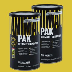 UNIVERSAL - ANIMAL PAK IMPROVED FORMULA - ULTIMATE FOUNDATION - 2 x 44 PAK
