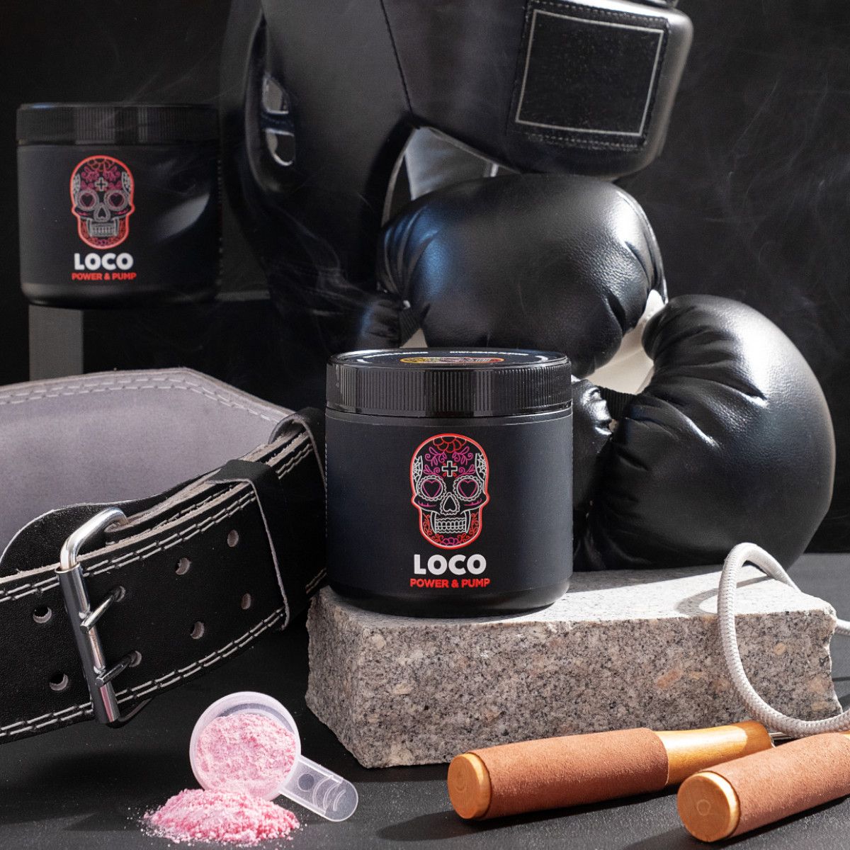 LOCO - LOCO POWER & PUMP - STIM-FREE PRE-WORKOUT WITH  SABEET® & BIOPERINE® - 280 G