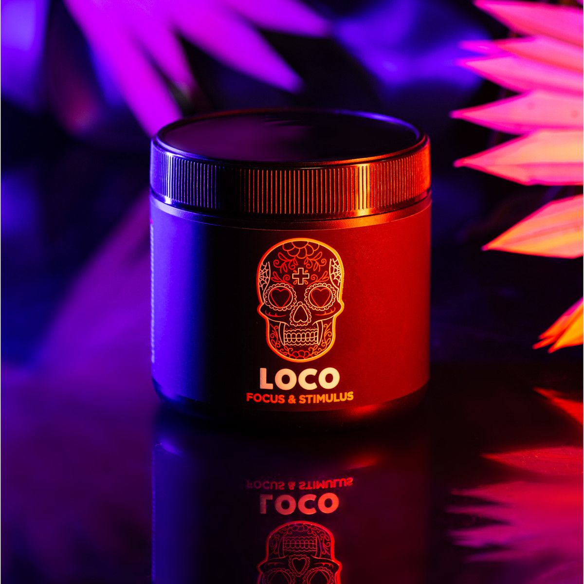 LOCO - LOCO FOCUS & STIMULUS - POWERFUL PRE-WORKOUT WITH BEAN'ERGY® & BIOPERINE® - 240 G