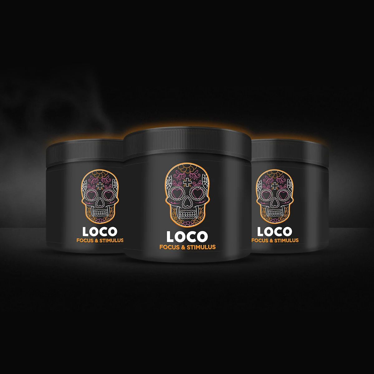 LOCO - LOCO FOCUS & STIMULUS - POWERFUL PRE-WORKOUT WITH BEAN'ERGY® & BIOPERINE® - 240 G