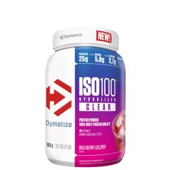 DYMATIZE - ISO 100 CLEAR - 100% WHEY PROTEIN ISOLATE - 900 G - WILD BERRY LOLLIPOP