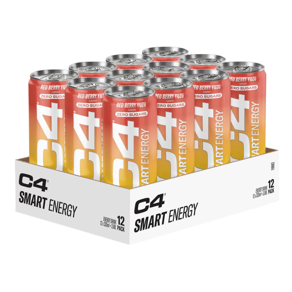 CELLUCOR - C4 SMART ENERGY - 12 x 330 ML - RED BERRY YUZU