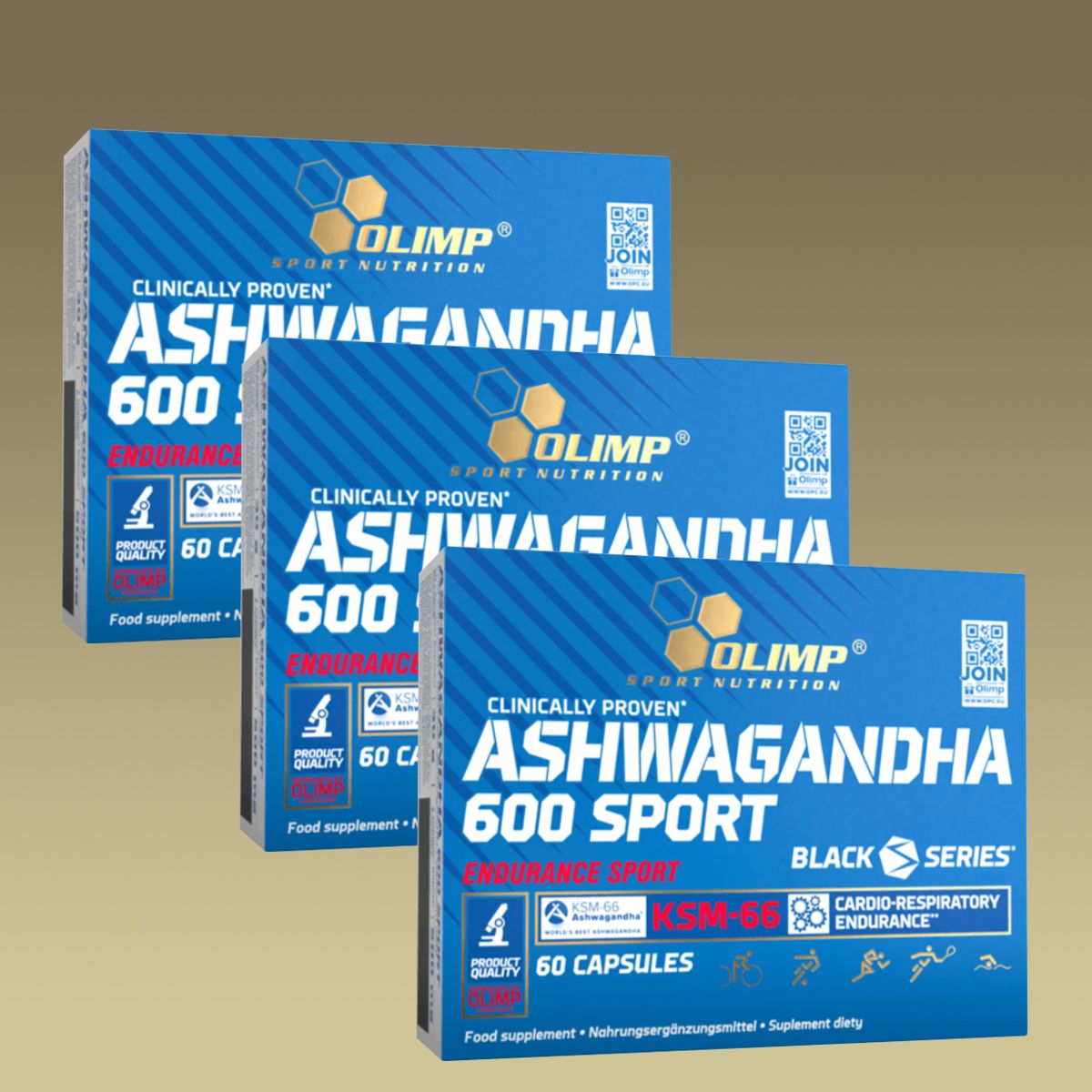 OLIMP SPORT NUTRITION - ASHWAGANDHA 600 SPORT - 3 x 60 KAPSZULA