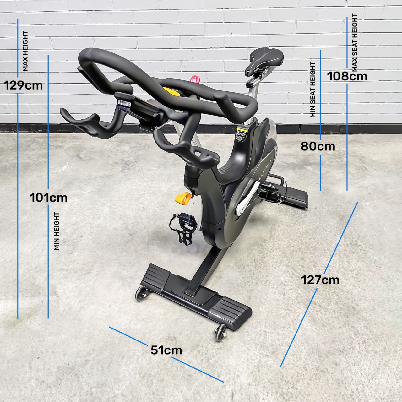 MATRIX FITNESS - CXC PROFESSIONAL MAGNETIC SPIN BIKE - PROFESSZINÁLIS SPINNING TEREMKERÉKPÁR