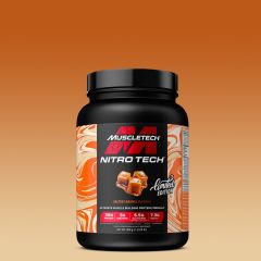 MUSCLETECH - NITRO TECH WHEY PROTEIN - LIMITED EDITION - 2 LBS - 908 G - SALTED CARAMEL FLAVOUR