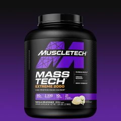 MUSCLETECH - MASS TECH EXTREME 2000 - HIGH PROTEIN MASS GAINER - 2720 G