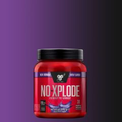 BSN - N.O.-XPLODE NEW FORMULA - LEGENDARY PRE-WORKOUT - 390 G - PURPLE POWER GRAPE