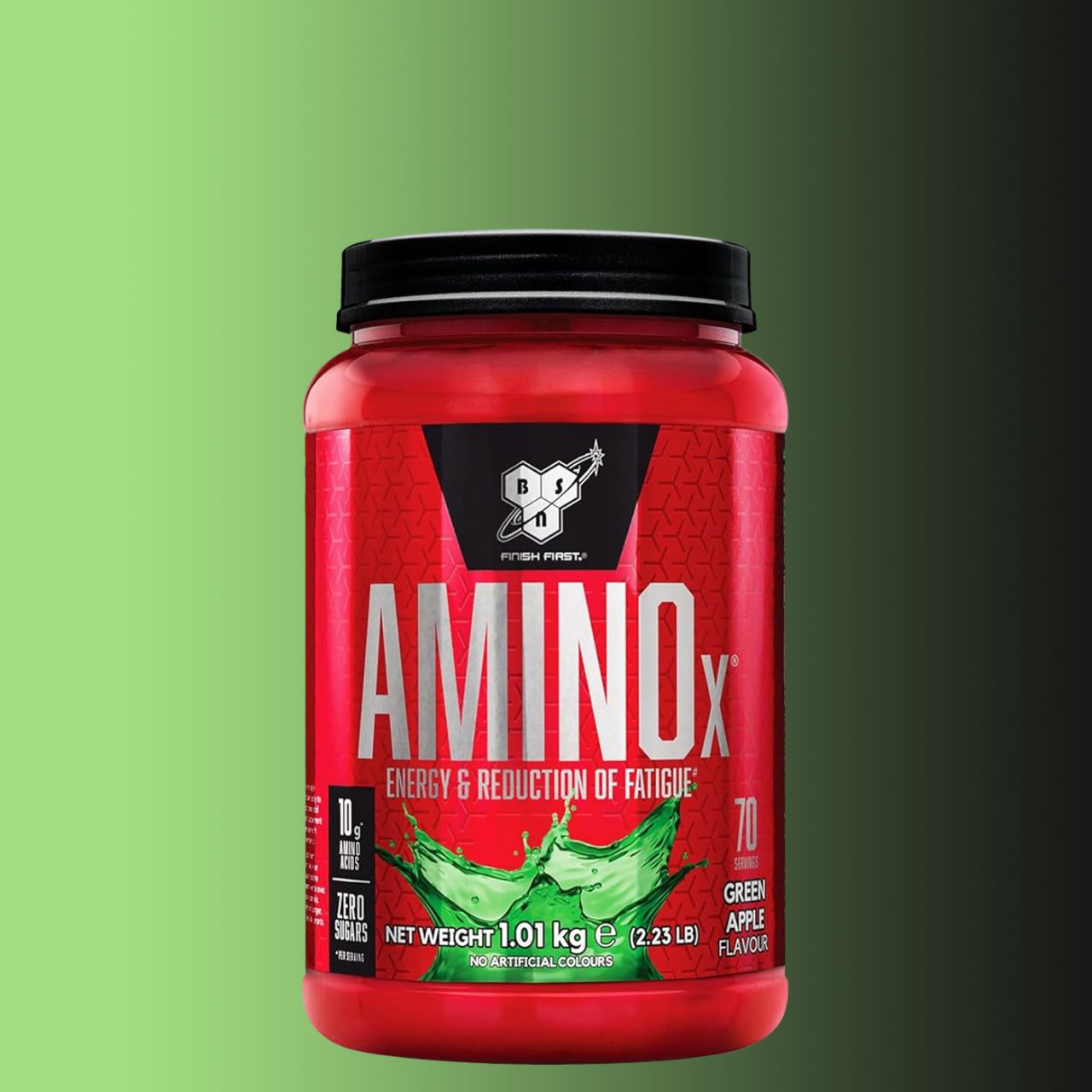 BSN - AMINO X - ENERGY & REDUCTION OF FATIGUE - 1010 G - GREEN APPLE