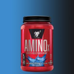 BSN - AMINO X - ENERGY & REDUCTION OF FATIGUE - 1010 G - BLUE RASPBERRY