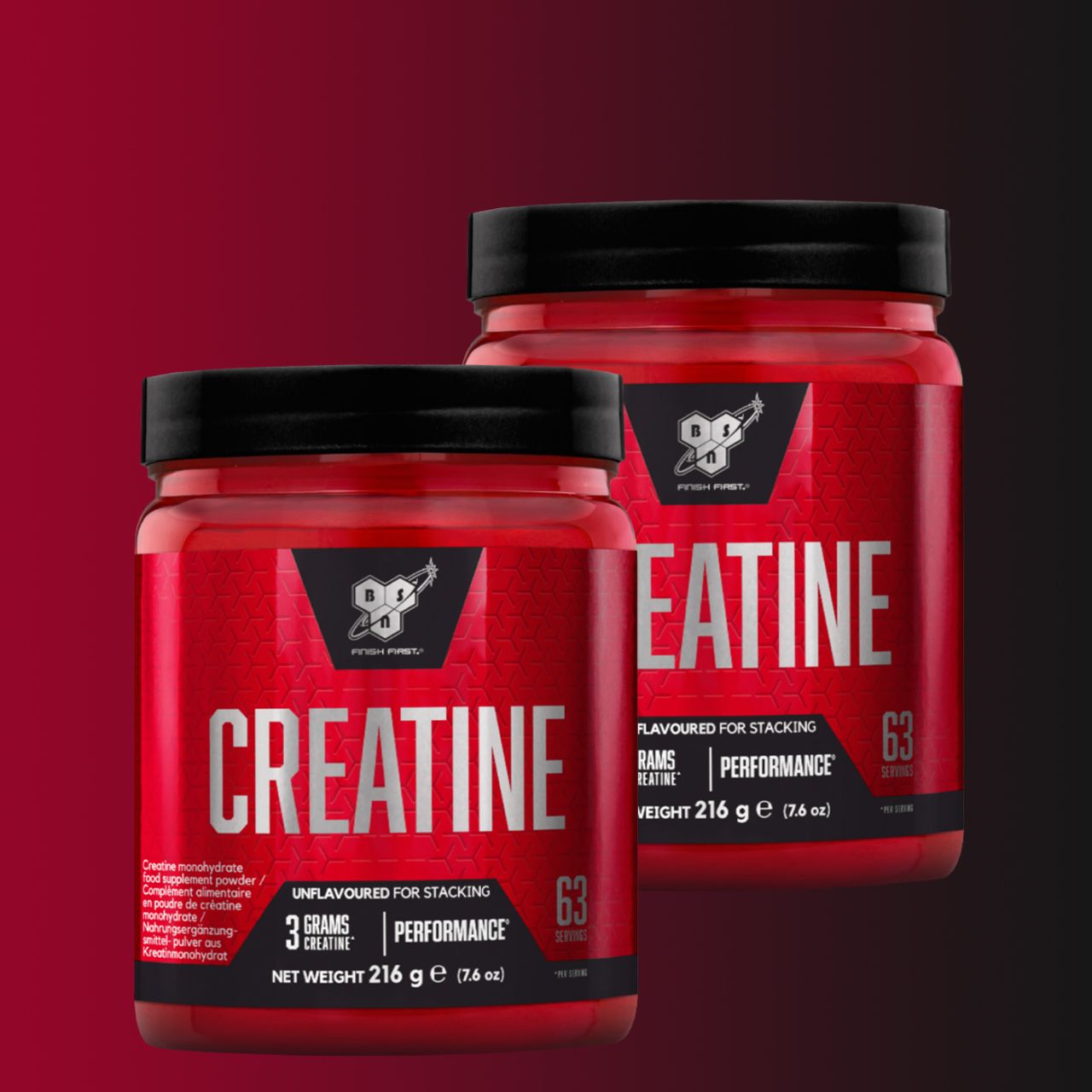 BSN - CREATINE PERFORMANCE - 2 x 216 G - UNFLAVOURED