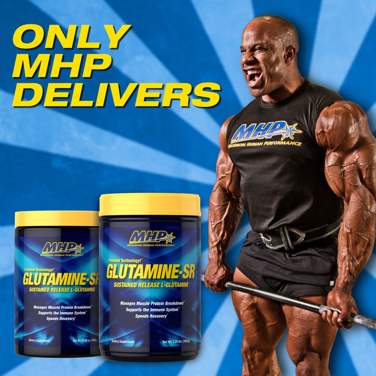 MHP - GLUTAMINE-SR - SUSTAINED RELEASE L-GLUTAMINE - 1000 G