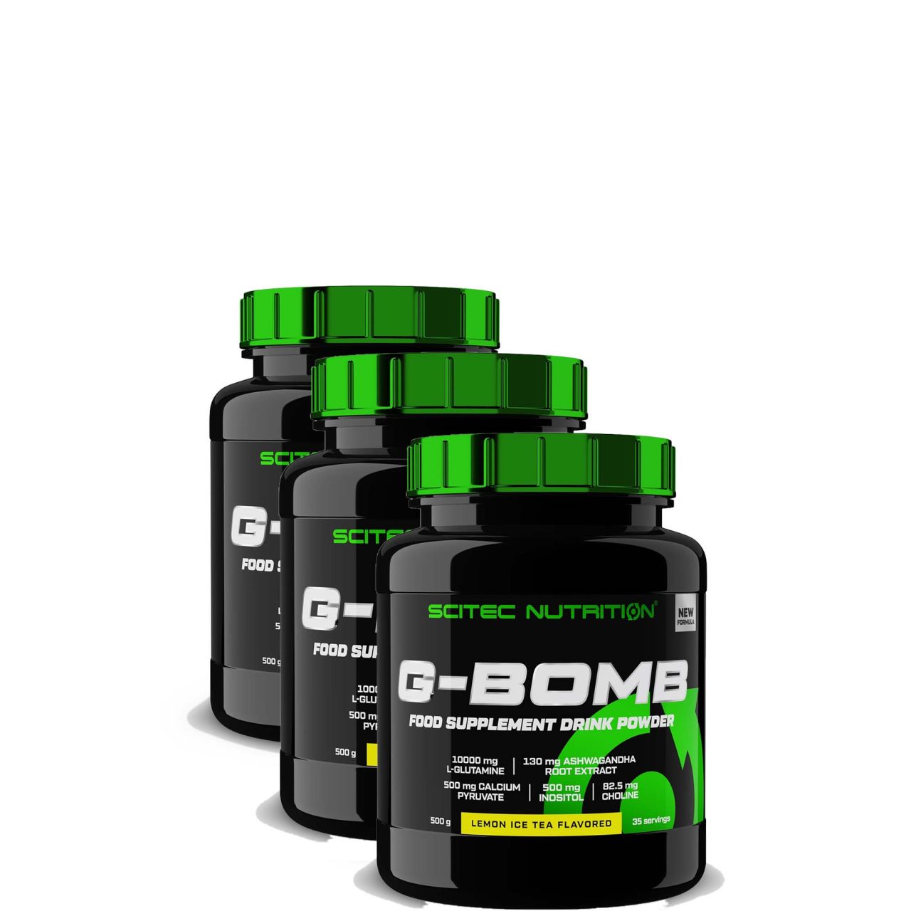 SCITEC NUTRITION - G-BOMB 2.0 - MULTI-COMPONENT GLUTAMINE MATRIX - 3 x 500 G