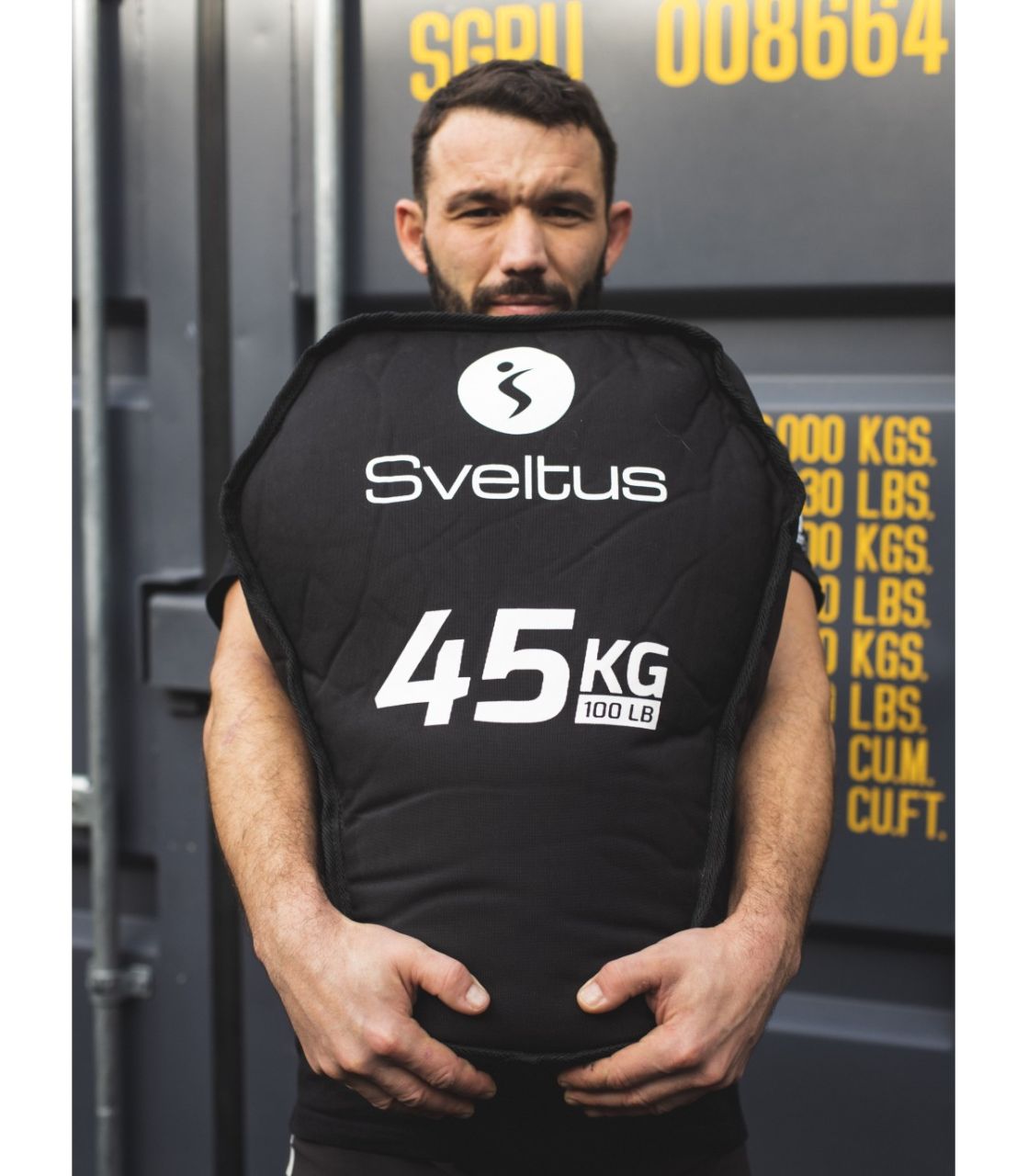 SVELTUS - HUSAFELL STRONGMAN BAG - ERŐSEMBER HOMOKZSÁK - 45 KG-IG TÖLTHETŐ