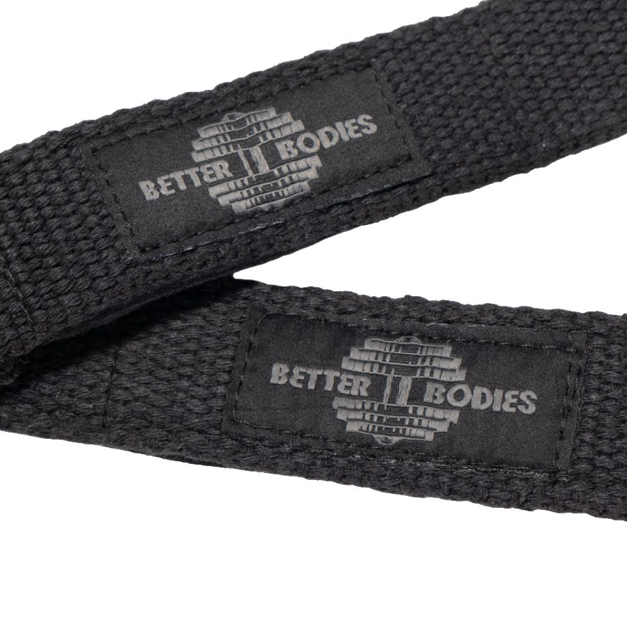 BETTER BODIES - LIFTING STRAPS - FELHÚZÓ HEVEDER - FEKETE, 60 CM