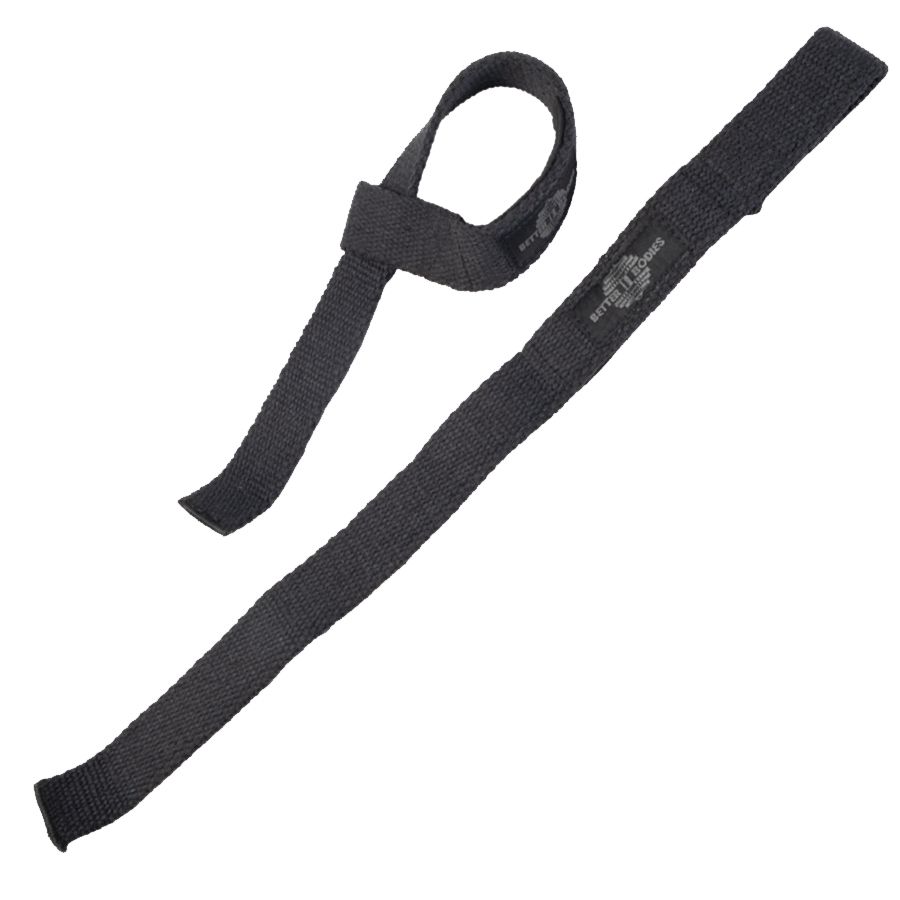 BETTER BODIES - LIFTING STRAPS - FELHÚZÓ HEVEDER - FEKETE, 60 CM