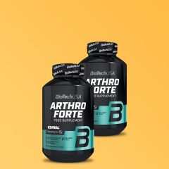 BioTech USA - ARTHRO FORTE - K2VITAL® ÉS ChondrActiv® ÍZÜLETI TÁMOGATÓ FORMULA - 2 x 120 TABLETTA