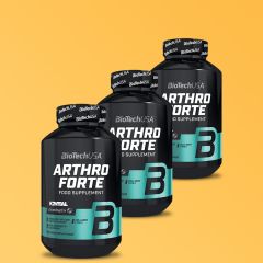 BioTech USA - ARTHRO FORTE - K2VITAL® ÉS ChondrActiv® ÍZÜLETI TÁMOGATÓ FORMULA - 3 x 120 TABLETTA