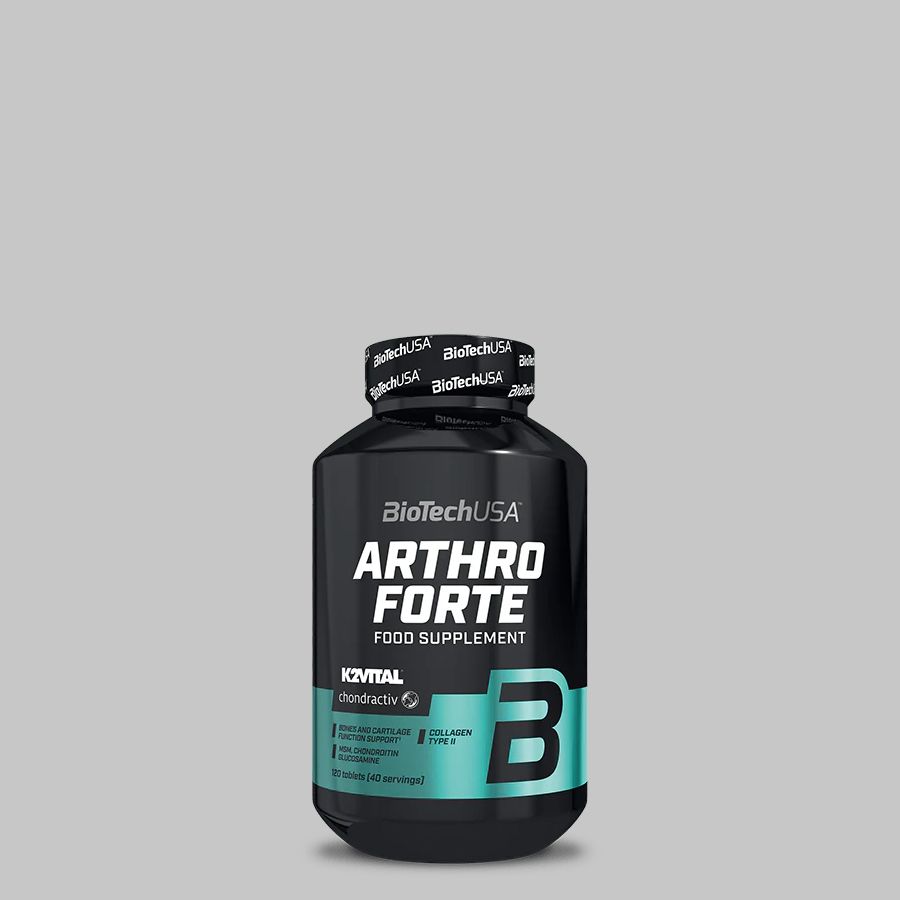 BioTechUSA - ARTHRO FORTE ÉTRENDKIEGÉSZÍTŐ - MSM, GLÜKOZAMIN, KONDROITIN, HIDROLIZÁLT PORCPOR, C-VITAMIN - 120 TABLETTA BioTechUSA - ARTHRO FORTE ÉTRENDKIEGÉSZÍTŐ - MSM, GLÜKOZAMIN, KONDROITIN, HIDROLIZÁLT PORCPOR, C-VITAMIN - 120 TABLETTA
