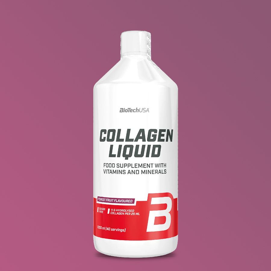 BIOTECH USA - COLLAGEN LIQUID - KOLLAGÉNTARTALMÚ ÍZESÍTETT ÉTRENDKIEGÉSZÍTŐ ITAL - 1000 ML - ERDEI GYÜMÖLCS ÍZŰ BIOTECH USA - COLLAGEN LIQUID - KOLLAGÉNTARTALMÚ ÍZESÍTETT ÉTRENDKIEGÉSZÍTŐ ITAL - 1000 ML - ERDEI GYÜMÖLCS ÍZŰ
