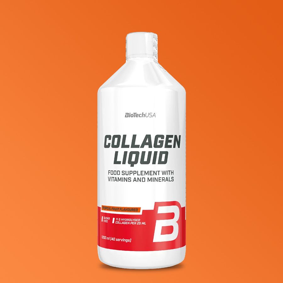 BIOTECH USA - COLLAGEN LIQUID - KOLLAGÉNTARTALMÚ ÍZESÍTETT ÉTRENDKIEGÉSZÍTŐ ITAL - 1000 ML - TRÓPUSI GYÜMÖLCS ÍZŰ BIOTECH USA - COLLAGEN LIQUID - KOLLAGÉNTARTALMÚ ÍZESÍTETT ÉTRENDKIEGÉSZÍTŐ ITAL - 1000 ML - TRÓPUSI GYÜMÖLCS ÍZŰ