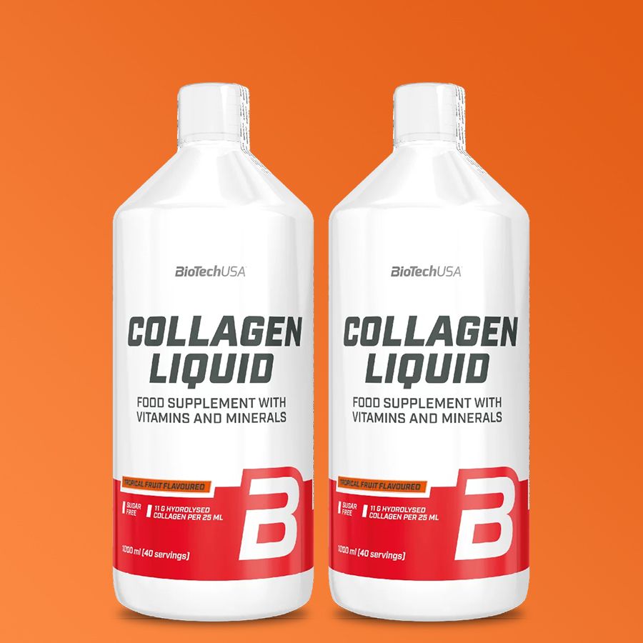 BIOTECH USA - COLLAGEN LIQUID - KOLLAGÉNTARTALMÚ ÍZESÍTETT ÉTRENDKIEGÉSZÍTŐ ITAL - 2 x 1000 ML - TRÓPUSI GYÜMÖLCS ÍZŰ BIOTECH USA - COLLAGEN LIQUID - KOLLAGÉNTARTALMÚ ÍZESÍTETT ÉTRENDKIEGÉSZÍTŐ ITAL - 2 x 1000 ML - TRÓPUSI GYÜMÖLCS ÍZŰ