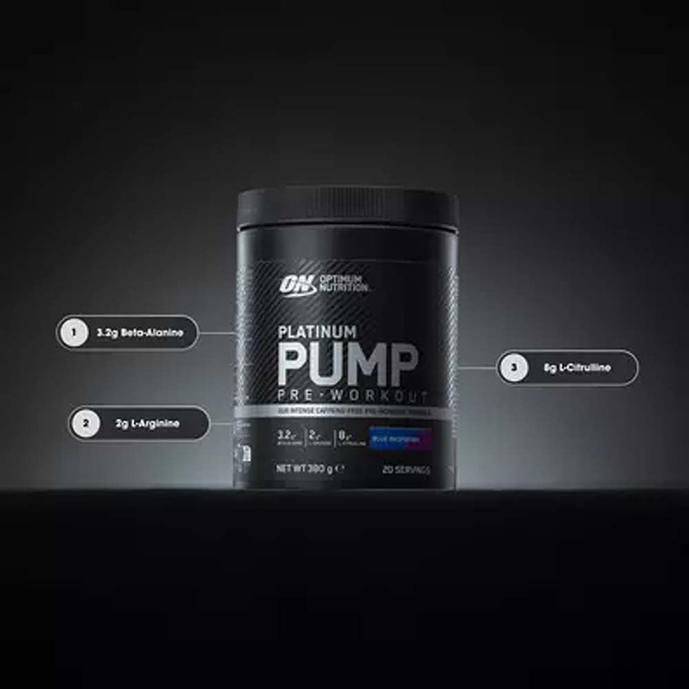 OPTIMUM NUTRITION - PLATINUM PUMP PRE-WORKOUT - 380 G