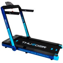 THUNDER - RACE - KOMPAKT FUTÓPAD 14 KM/H VÉGSEBESSÉGGEL, 130 KG TESTSÚLYIG, FEKETE-KÉK