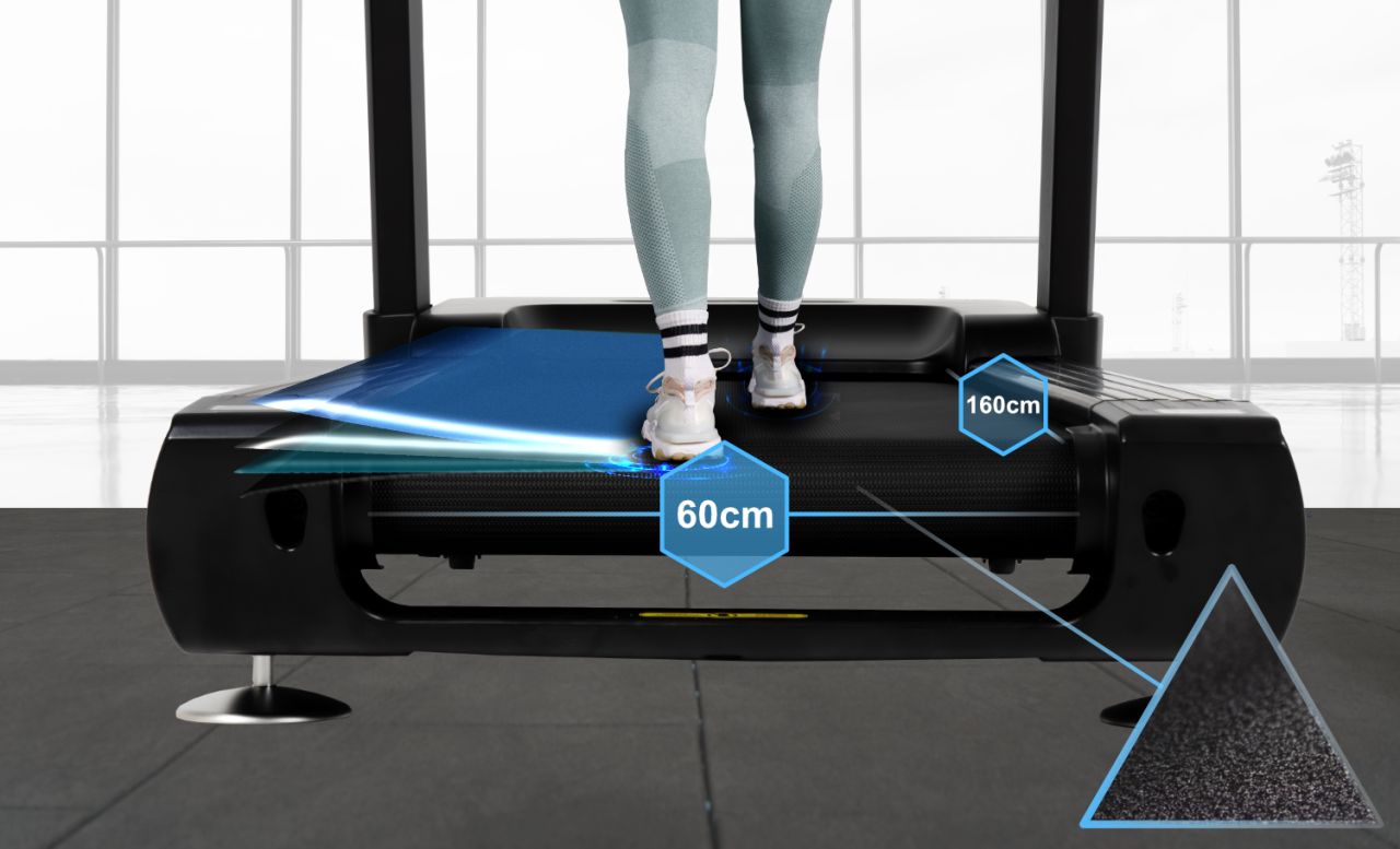 THUNDER - ZION - PROFESSZIONÁLIS EDZŐTERMI FUTÓPAD 25 KM/H VÉGSEBESSÉGGEL, 15,6" TFT KIJELZŐVEL, 250 KG TESTSÚLYIG