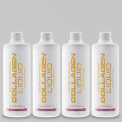 SCITEC NUTRITION - COLLAGEN LIQUID - HIDROLIZÁLT KOLLAGÉN TARTALMÚ ERDEI GYÜMÖLCS ÍZŰ ÉTRENDKIEGÉSZÍTŐ - 4 x 1000 ML