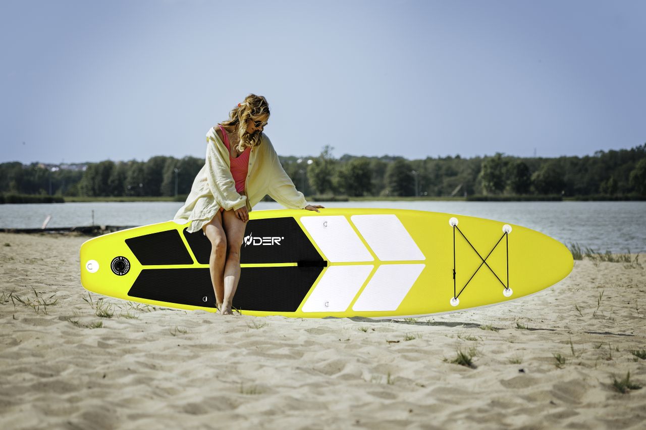 THUNDER OUTDOOR - COAST YELLOW SUP BOARD - SUP DESZKA KIEGÉSZÍTŐKKEL - 320 X 76 X 15 CM