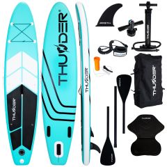 THUNDER OUTDOOR - COAST MINT SUP BOARD - SUP DESZKA KIEGÉSZÍTŐKKEL - 320 X 76 X 15 CM