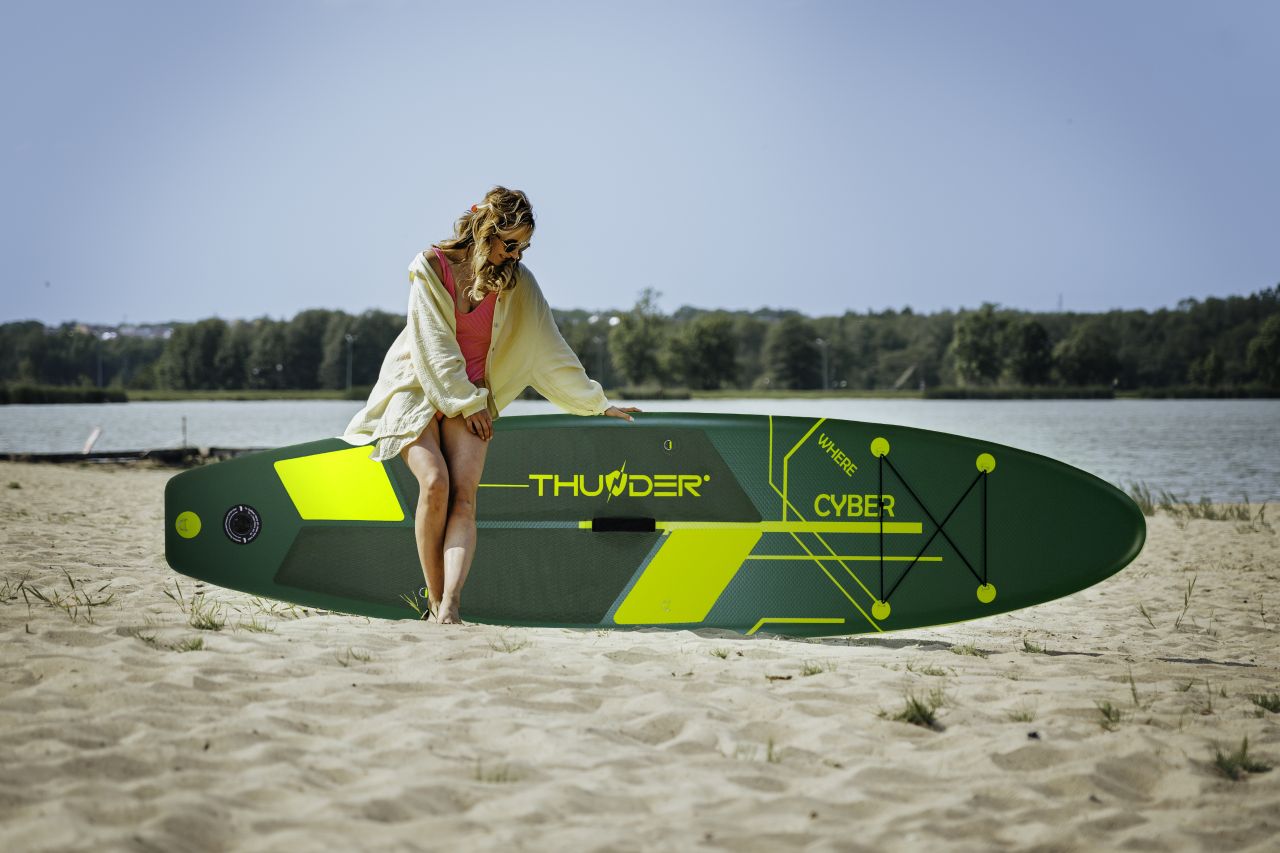 THUNDER OUTDOOR - CYBER SUP BOARD - SUP DESZKA KIEGÉSZÍTŐKKEL - 320 X 76 X 15 CM