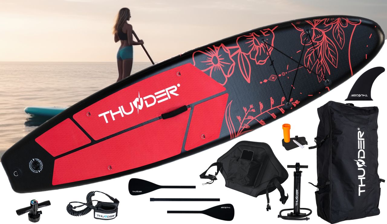 THUNDER OUTDOOR - MOTH SUP BOARD - SUP DESZKA KIEGÉSZÍTŐKKEL - 320 X 76 X 15 CM