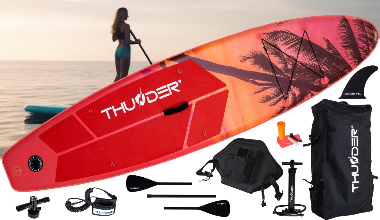 THUNDER OUTDOOR - ISLE SUP BOARD - SUP DESZKA KIEGÉSZÍTŐKKEL - 320 X 76 X 15 CM