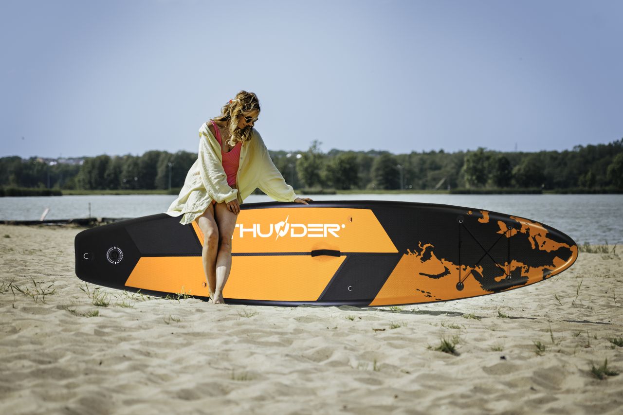 THUNDER OUTDOOR - EARTH XXL SUP BOARD - SUP DESZKA KIEGÉSZÍTŐKKEL - 365 X 75 X 15 CM