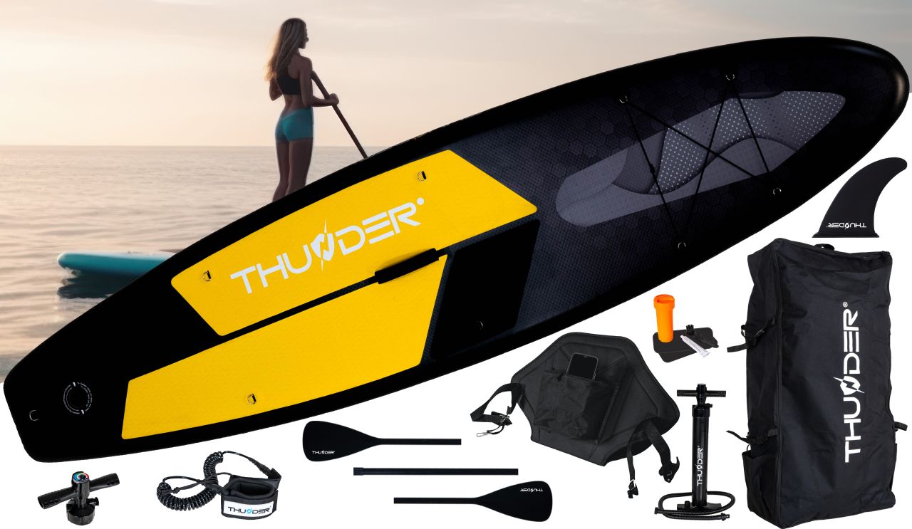 THUNDER OUTDOOR - RAVEN SUP BOARD - SUP DESZKA KIEGÉSZÍTŐKKEL - 320 X 76 X 15 CM